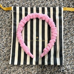 Lele Sadoughi Pink Ruffled Headband